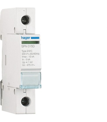 Cartouche Hager 15kA 275V