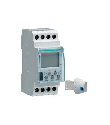 Programmateur hebdomadaire Hager chauffage élec FP 2 zones 7j