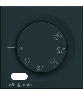 Enjoliveur thermostat fil pilote gallery Hager noir