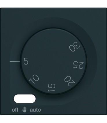 Enjoliveur thermostat fil pilote gallery Hager noir