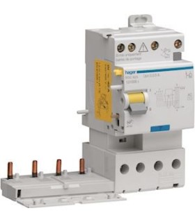 Bloc différentiel HAGER double sortie 4P 25A 30mA type AC