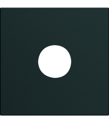 Enjoliveur prise TV gallery Hager 2 modules night noir