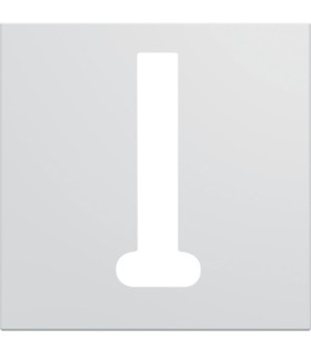 Enjoliveur prise telephone T gallery Hager 2 modules pure blanc