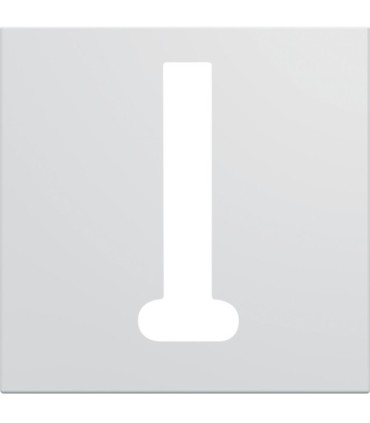 Enjoliveur prise telephone T gallery Hager 2 modules pure blanc