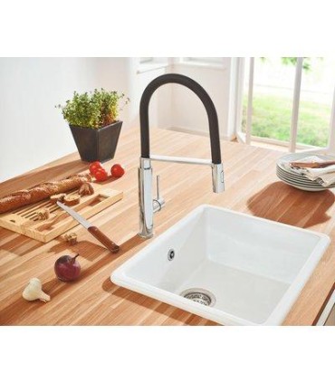 Mitigeur évier GROHE industriel à Bec professionnel CONCETTO