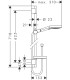 Ensemble de douche Hangrohe RAINDANCE SELECT S120 3 jets PowderRain