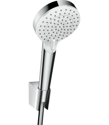 Set de douche CROMETTA VARIO flexible 1,60 m Blanc / Chromé