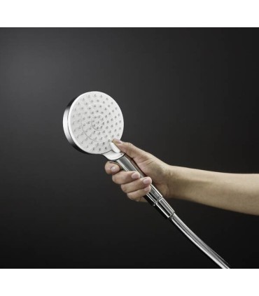 Set de douche CROMETTA VARIO flexible 1,60 m Blanc / Chromé