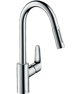 Mitigeur évier FOCUS 240 Hansgrohe avec douchette