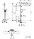 Colonne de douche HANSGROHE RAINDANCE S 240