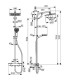 Colonne de douche Hansgrohe CROMETTA E 240