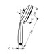 Douchette Hansgrohe CROMA 100 ECOSMART