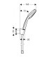 Ensemble de douche Hansgrohe PORTER CROMA 100