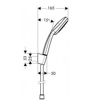 Ensemble de douche Hansgrohe PORTER CROMA 100