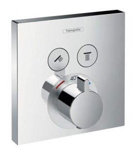 Set de finition Hangrohe pour mitigeur thermostatique encastré