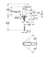 Mitigeur bain-douche GROHE monotrou, EURODISC COSMO
