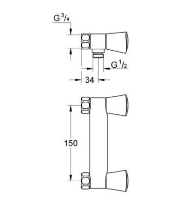 Mélangeur douche Grohe COSTA S