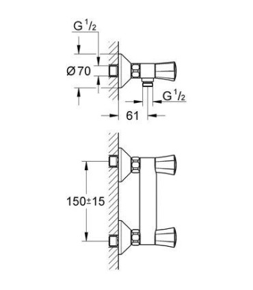 Mélangeur douche Grohe COSTA L