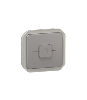 Double va-et-vient pour volets roulants Plexo composable gris / Legrand