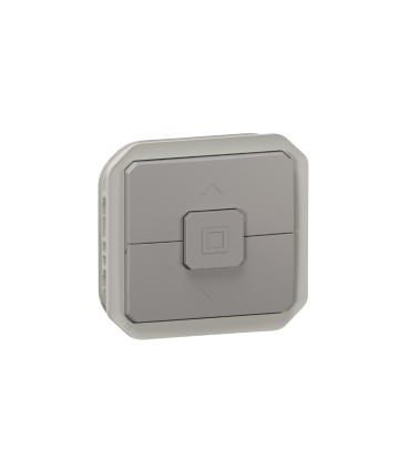 Double va-et-vient pour volets roulants Plexo composable gris / Legrand