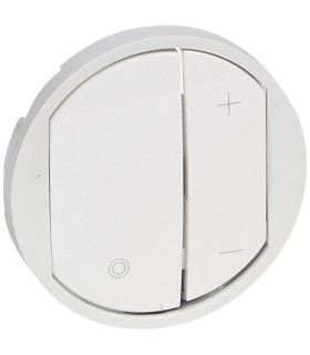 Enjoliveur Céliane pour variateur Blanc