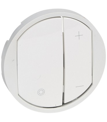 Enjoliveur Céliane pour variateur Blanc