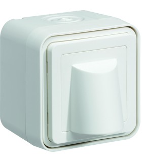 cubyko Sortie de câble saillie blanc
