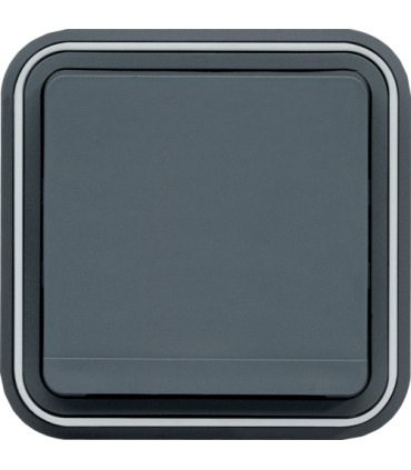 Prise de courant 2P+T étanche Cubyko encastré gris