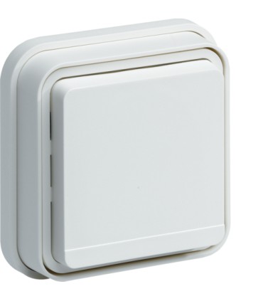 Prise de courant 2P+T étanche Cubyko encastré blanc