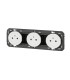 Triple prise de courant 2P+T Surface Dooxie Blanc / Legrand