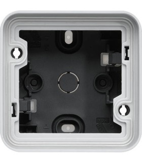 Boîte simple Cubyko 1 poste vide associable , IP55 gris