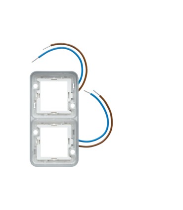 Cubyko collerette double blanche 230V