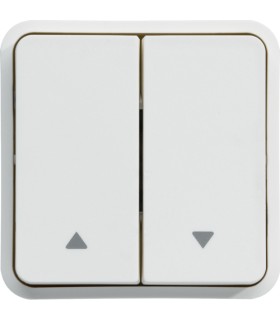 Interrupteur Volet Roulant Cubyko étanche associable blanc