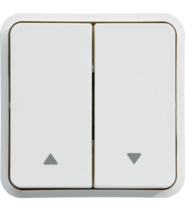 Interrupteur Volet Roulant Cubyko étanche associable blanc