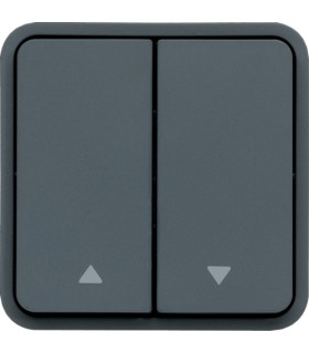 Interrupteur Volet Roulant Cubyko étanche associable gris