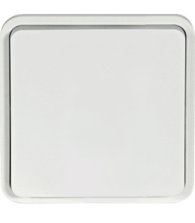 cubyko bouton poussoir à fermeture 1F associable blanc
