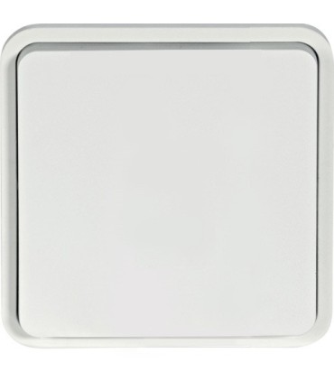 cubyko bouton poussoir à fermeture 1F associable blanc