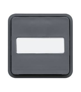 cubyko va et vient porte-étiquette associable gris