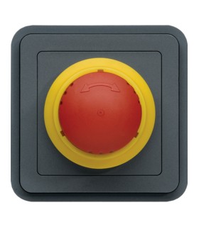 cubyko Arrêt d'urgence 1/4 tour associable gris