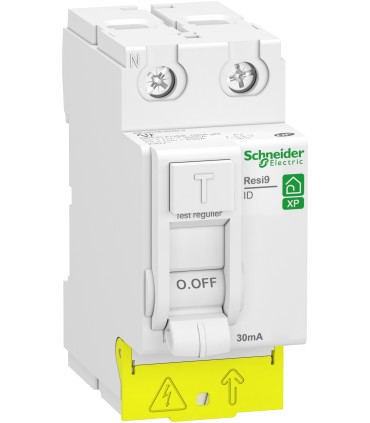 Interrupteur différentiel 2P 63A 30mA Type A peignable Resi9 XP