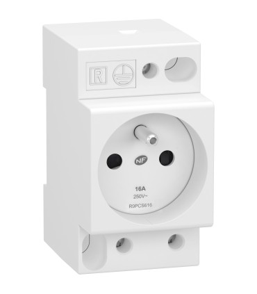 Prise de courant 2P+T Modulaire 250V 16A Resi9 XP