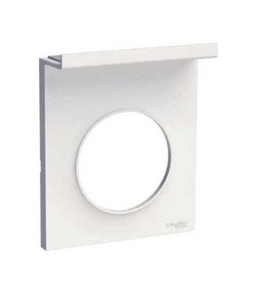 Plaque Odace Styl Pratic 1 Poste Support Téléphone mobile Blanc