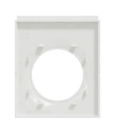 Plaque Odace Styl Pratic 1 Poste Support Téléphone mobile Blanc