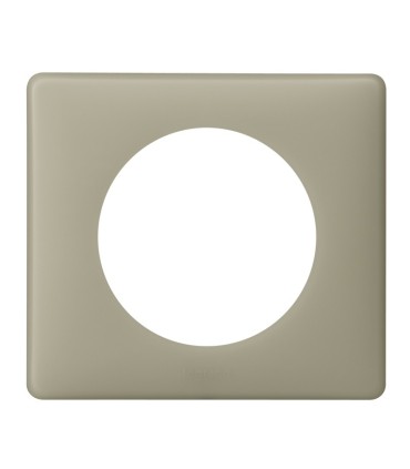 PLAQUE CÉLIANE POUDRÉ 1 POSTE ARGILE