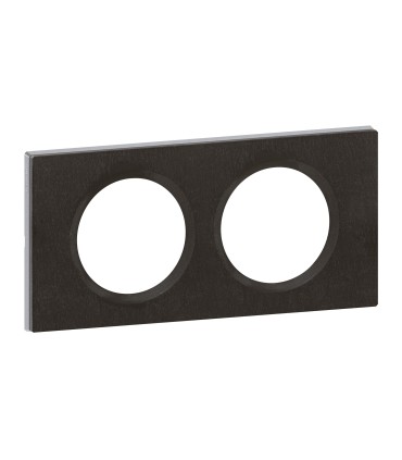 PLAQUE CELIANE MATIERE 2 POSTES ARDOISE