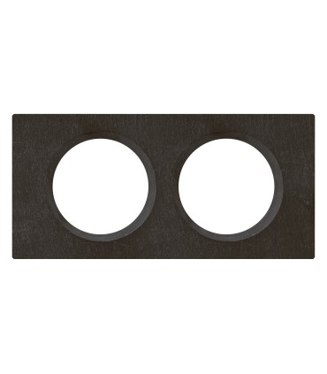 PLAQUE CELIANE MATIERE 2 POSTES ARDOISE