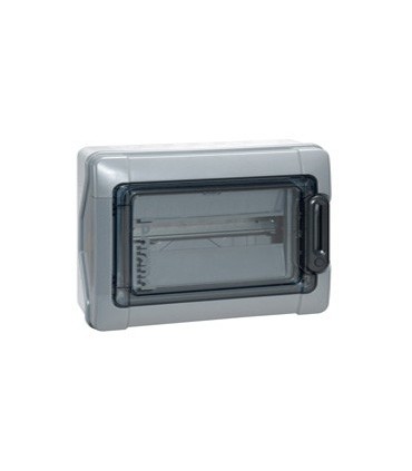 Coffret Plexo3 - 12 Modules Réversibilité totale porte et coffret - IP65 Gris Legrand