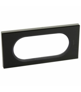 Plaque Céliane  4 à 5 modules - finition Verre Piano Noir Brillant