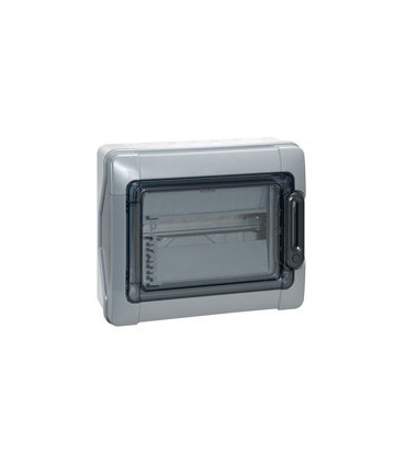 Coffret Plexo3 - 8 Modules  IP65 Gris. Livrés avec borniers. Gris Legrand