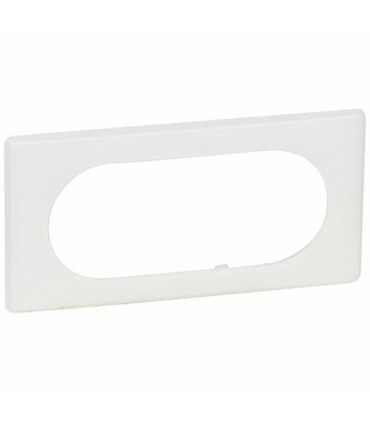 Plaque Céliane 2 postes ETENDUE blanc craie